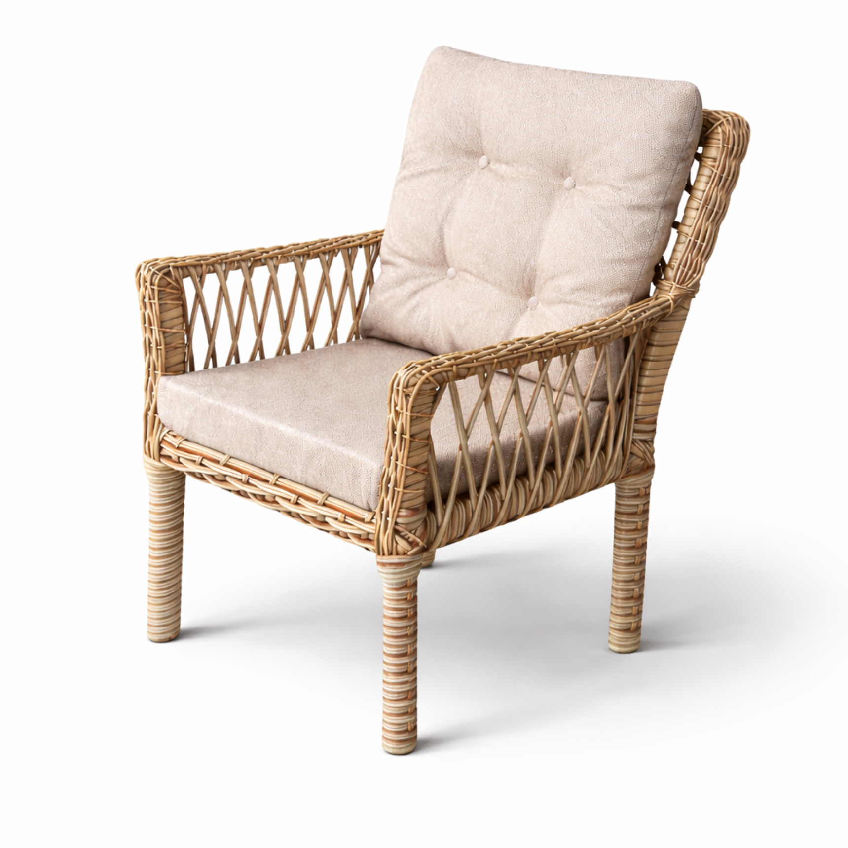 Oslo Raddan Tekli Koltuk - Kapiçino